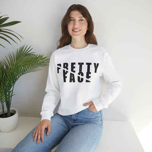 Not Just A Pretty Face Crewneck Sweatshirt