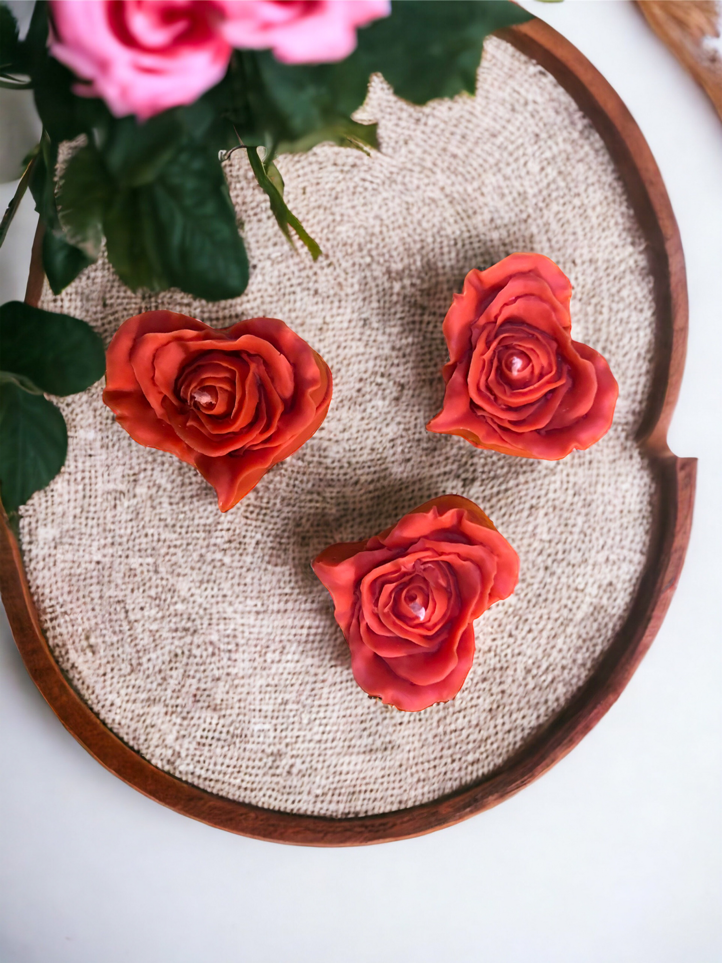 Queen Of Hearts Tealight Trio